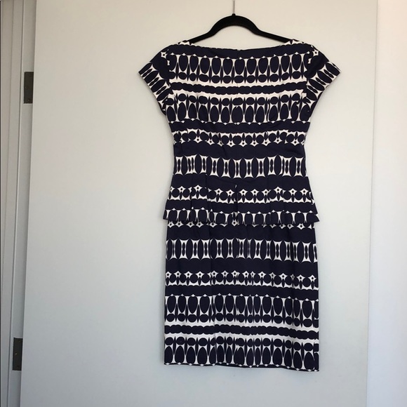 Printed peplum sheath - Picture 4 of 4